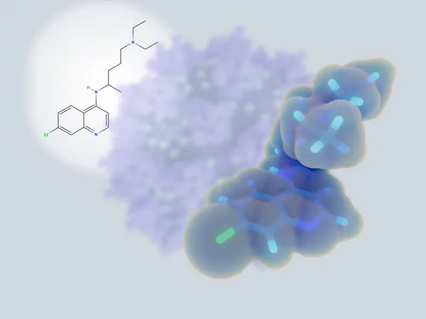 Agent Antipaludique Chloroquine Est Considéré Comme Médicament Potentiel Contre Les — Photo