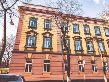 Ivano-Frankivsk, Ukrayna - 1 Aralık 2019: Mimarlık