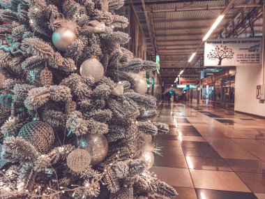 Kherson, Ukrayna - 23 Aralık 2019: Yeni Yıl İçi. İsa