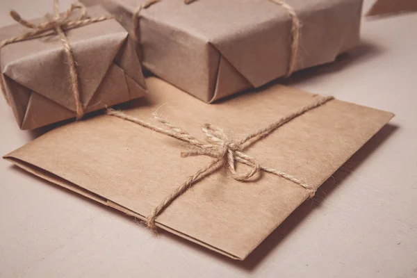 Regali di Natale scatola regali — Foto Stock