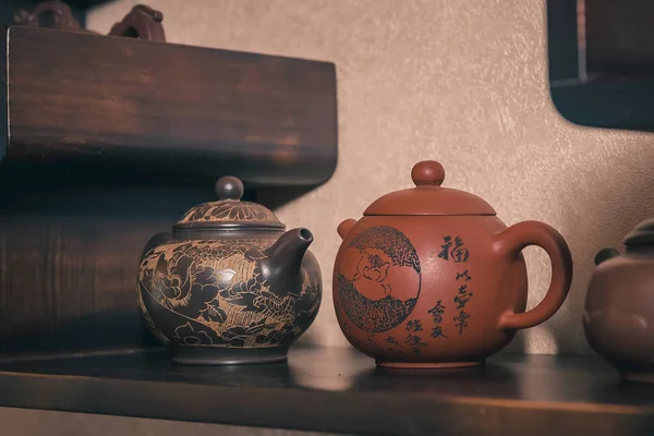 Zbliżenie zestaw herbaty w Chinach — Zdjęcie stockowe