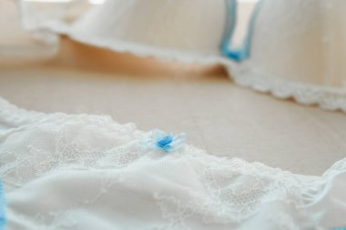 kadın iç çamaşırı beyaz arka plan üzerinde