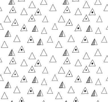 minimalist desen üçgen ile