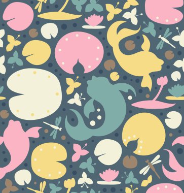 gölet sakinleri ile doku