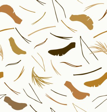 desen iğne ve tohum ile