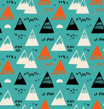 İskandinav tarzı dağlarda