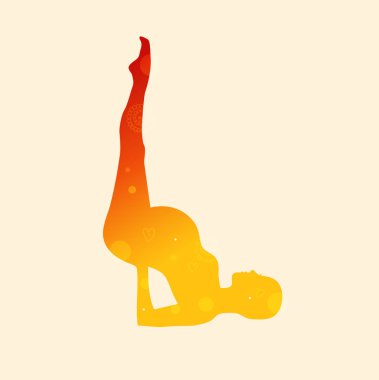 yoga konumda hamile kadın