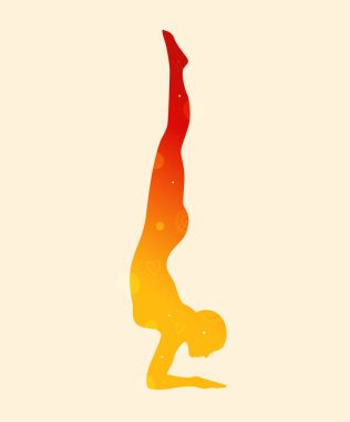 Pincha Mayurasana kadın