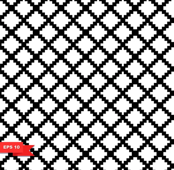Motif graphique à carreaux décoratif — Image vectorielle