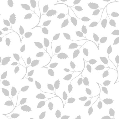 Gri yaprakları ile Seamless Modeli