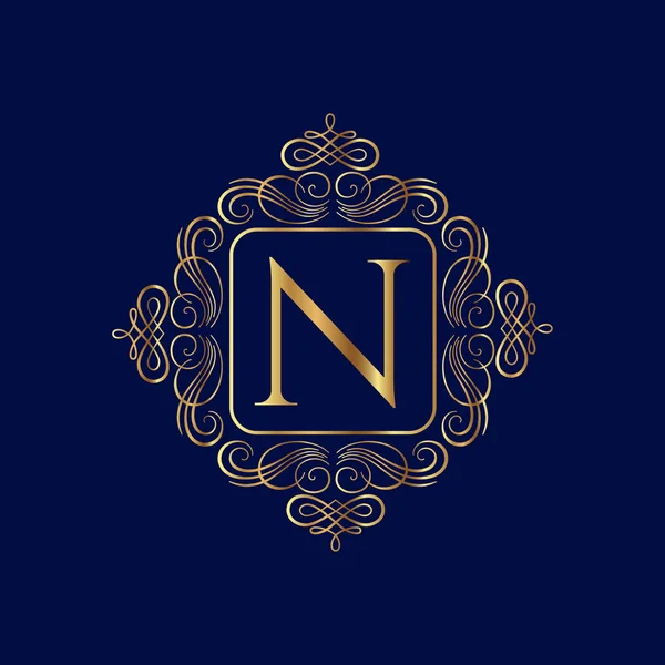 Elegante modello di design monogram. Monogramma nuziale . — Vettoriale Stock