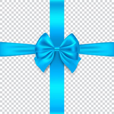 Yay ipek ve izole üzerinde şeffaf arka plan şerit, vektör