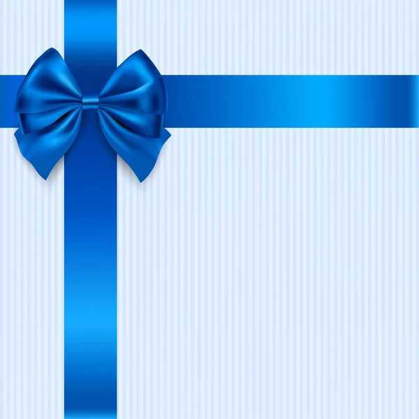 Carte de vœux avec un arc. Fond de vacances . — Image vectorielle