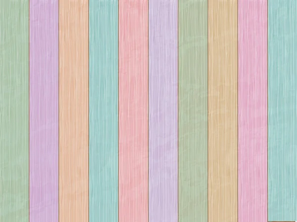 Sfondo di tavole di legno multicolore. Illustrazione vettoriale — Vettoriale Stock