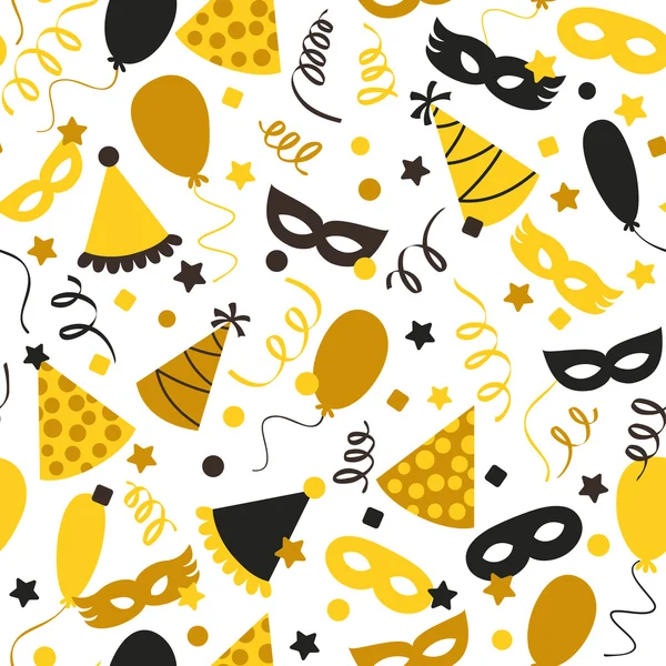 Carnaval motif sans couture — Image vectorielle