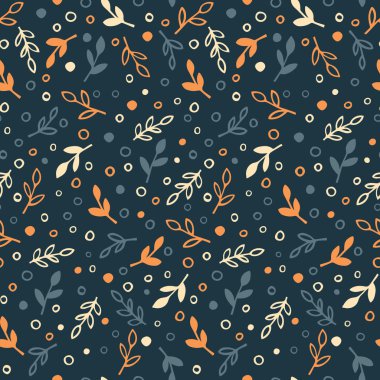 Sonbahar yaprakları deseni