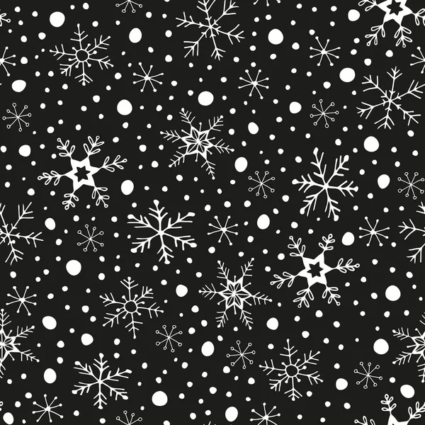 Vinter sømløse mønster – Stock-vektor