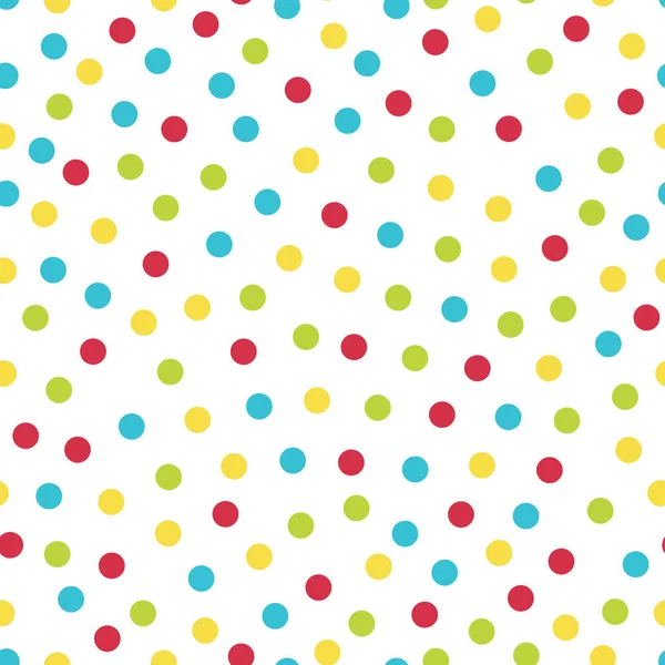 Colorful dots seamless pattern — Stock Vector
