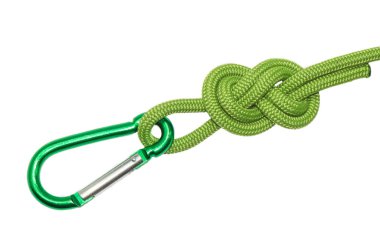 düğüm sekiz bir karabina