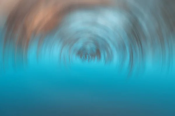 Abstract turquoise-brown background with radial blur. Space for — Stock Photo, Image