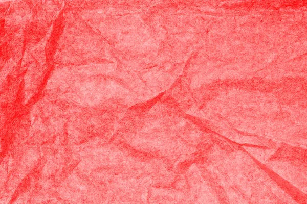 Decorative red crumpled paper. Abstract background. Space for le — Stock Photo, Image