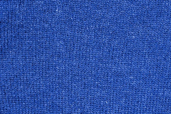 Fragment av en ylleklädsel i blått. — Stockfoto