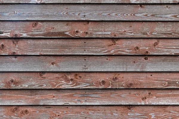 Fondo Viejas Tablas Horizontales Con Una Textura Pronunciada Restos Pintura — Foto de Stock