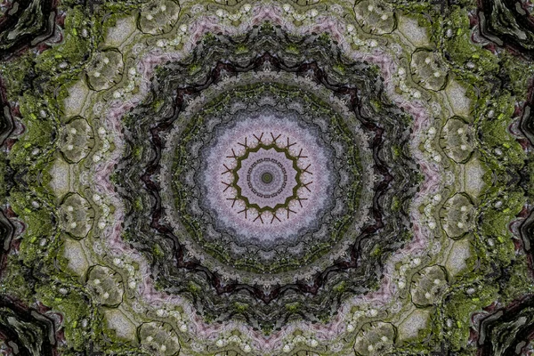 Abstract Kaleidoscopic Background Beautiful Multicolor Kaleidoscope Texture Soft Focus — Stock Photo, Image