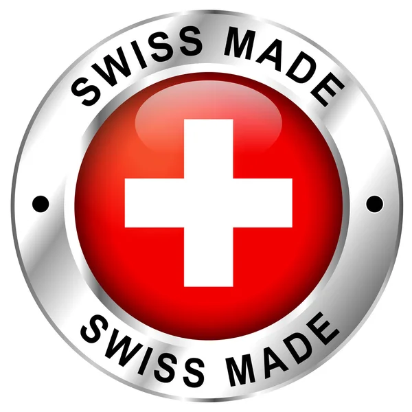 Swiss made icon — Stock Vector