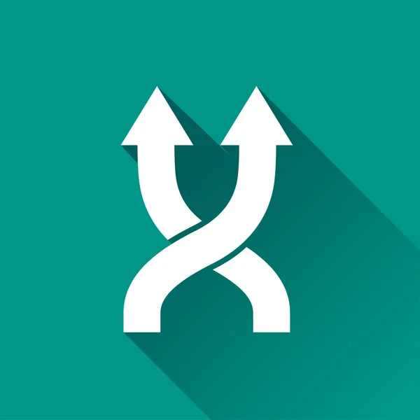 Shuffle ontwerp pictogram — Stockvector
