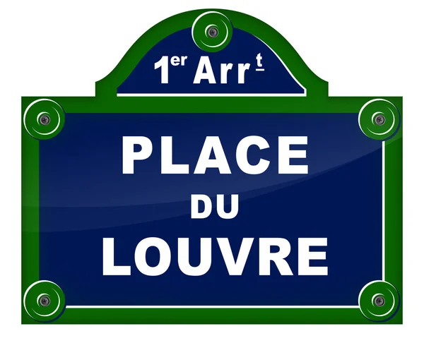 Design francese segno a Parigi — Vettoriale Stock