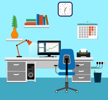 Office iş tasarım konsepti için