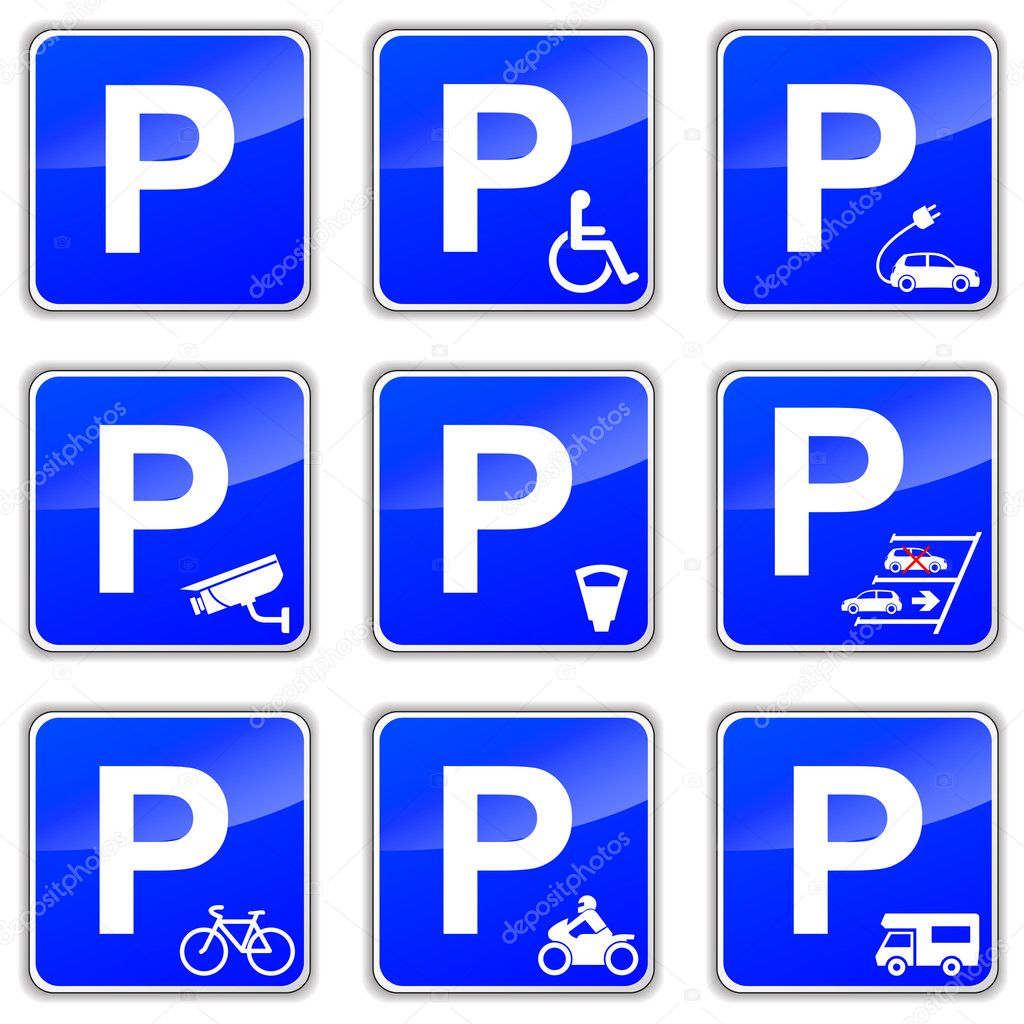 car park signs 