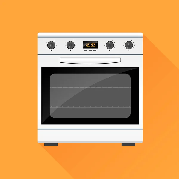 Stove gas oven design icon — Stock Vector