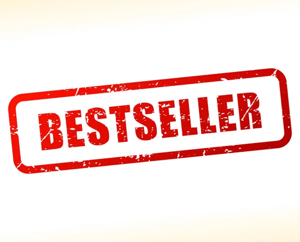 Carimbo de bestseller em fundo branco — Vetor de Stock