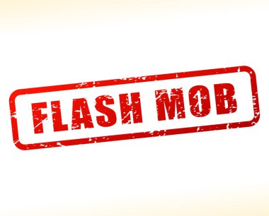 flash mob text buffered clipart