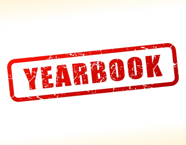 Yearbook sign or stamp — Stock Vector © roxanabalint #137277774