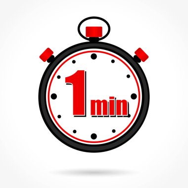 bir dakika kronometre