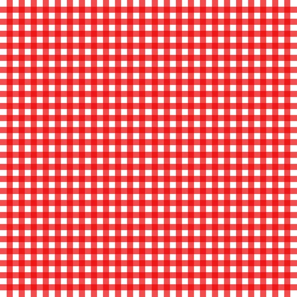 Red gingham design — Stock Vector