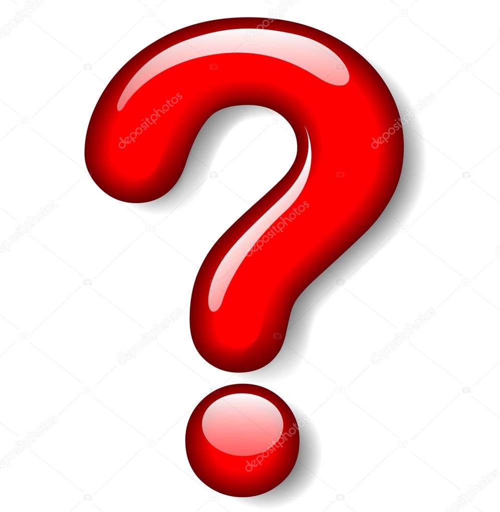 red question mark icon