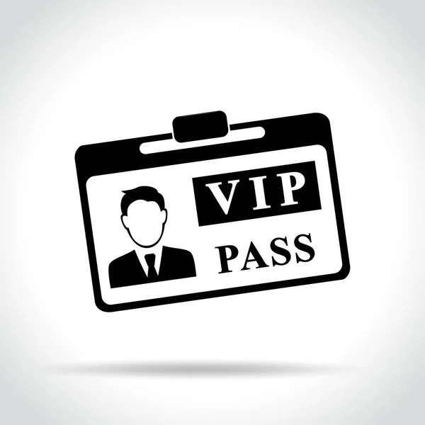 흰색 바탕에 vip 카드 — 스톡 벡터