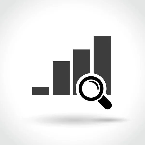 Ícone gráfico no fundo branco — Vetor de Stock