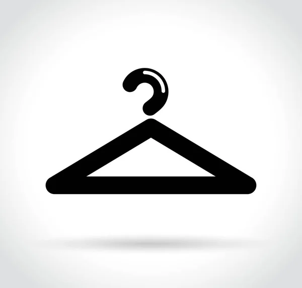 Hanger icoon op witte achtergrond — Stockvector