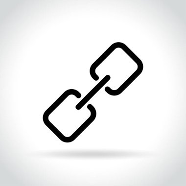 ince çizgi zincir simgesi