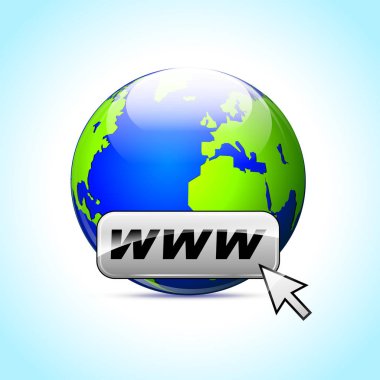 Web simgesi soyut kavram