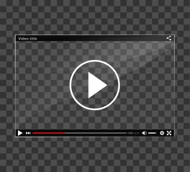 Damalı zemin üzerine pencere video/müzik çalar