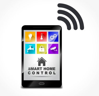 Akıllı ev kontrol kavramı