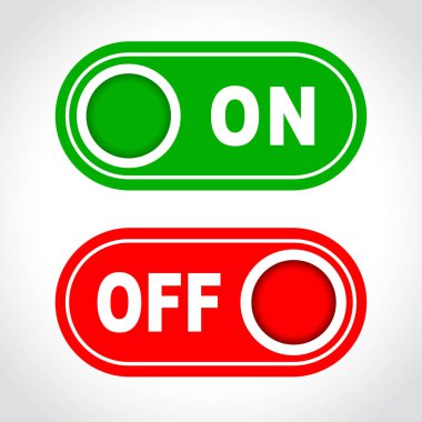 simgeler beyaz arka plan üzerinde geçiş