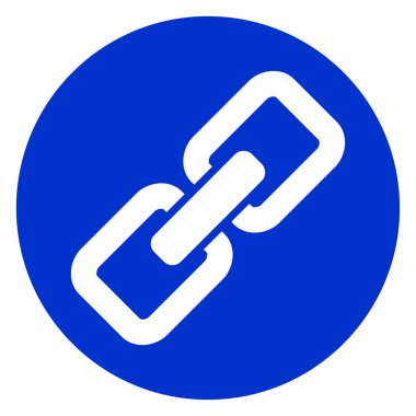 mavi daire zinciri simgesi