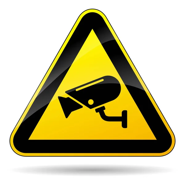 CCTV tecken ikon konceptet — Stock vektor